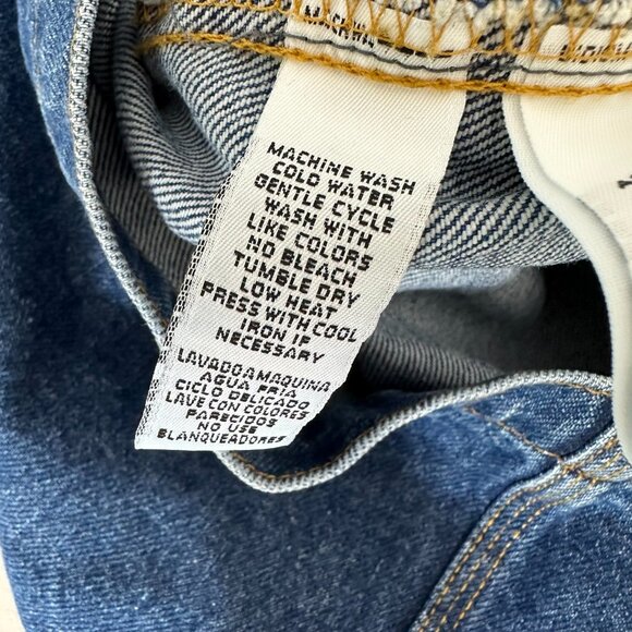 VTG Ralph Lauren Jeans Co Jacket Blue Chore Trucker 90s Barn Medium - Picture 10 of 11